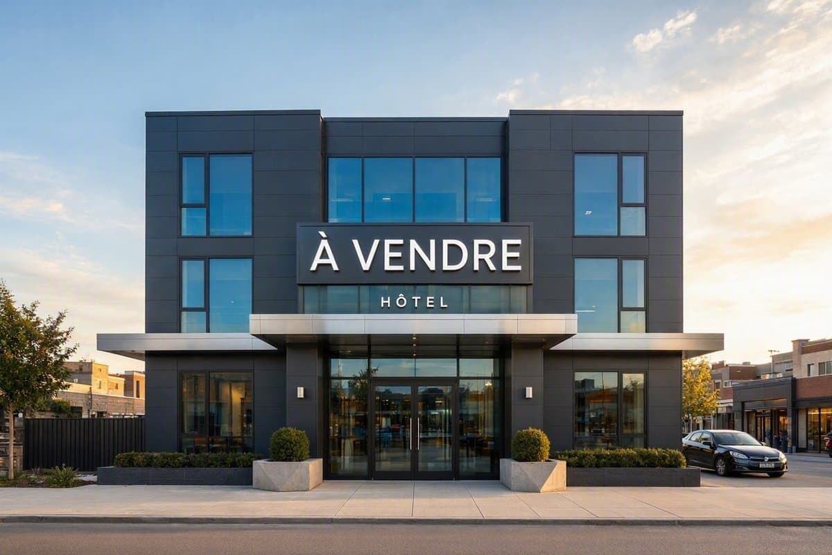 Hôtel 2 étoiles de 29 chambres à vendre à 30 min de Lyon